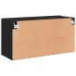 vidaXL TV-Wandschrank Schwarz 80x30x41 cm vidaXL TV-Wandschrank Schwarz 80x30x41 cm