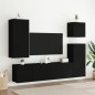 vidaXL TV-Wandschrank Schwarz 80x30x41 cm vidaXL TV-Wandschrank Schwarz 80x30x41 cm