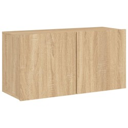 vidaXL TV-Wandschrank Sonoma-Eiche 80x30x41 cm