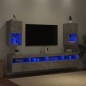 vidaXL TV-Schränke mit LED-Leuchten 2 Stk. Betongrau 30,5x30x60 cm vidaXL TV-Schränke mit LED-Leuchten 2 Stk. Betongrau 30,5x30x60 cm