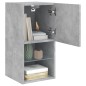 vidaXL TV-Schränke mit LED-Leuchten 2 Stk. Betongrau 30,5x30x60 cm vidaXL TV-Schränke mit LED-Leuchten 2 Stk. Betongrau 30,5x30x60 cm