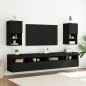 vidaXL TV-Schrank mit LED-Leuchten Schwarz 30,5x30x60 cm vidaXL TV-Schrank mit LED-Leuchten Schwarz 30,5x30x60 cm
