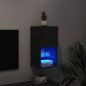 vidaXL TV-Schrank mit LED-Leuchten Schwarz 30,5x30x60 cm vidaXL TV-Schrank mit LED-Leuchten Schwarz 30,5x30x60 cm