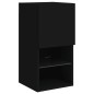 vidaXL TV-Schrank mit LED-Leuchten Schwarz 30,5x30x60 cm vidaXL TV-Schrank mit LED-Leuchten Schwarz 30,5x30x60 cm