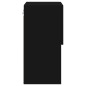 vidaXL TV-Schrank mit LED-Leuchten Schwarz 30,5x30x60 cm vidaXL TV-Schrank mit LED-Leuchten Schwarz 30,5x30x60 cm