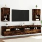 vidaXL TV-Schränke mit LED-Leuchten 2 Stk. Räuchereiche 30,5x30x60 cm vidaXL TV-Schränke mit LED-Leuchten 2 Stk. Räuchereiche 30,5x30x60 cm