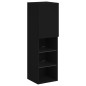vidaXL TV-Schrank mit LED-Leuchten Schwarz 30,5x30x102 cm vidaXL TV-Schrank mit LED-Leuchten Schwarz 30,5x30x102 cm