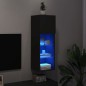 vidaXL TV-Schrank mit LED-Leuchten Schwarz 30,5x30x90 cm vidaXL TV-Schrank mit LED-Leuchten Schwarz 30,5x30x90 cm