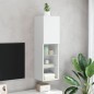 vidaXL TV-Schrank mit LED-Leuchten Weiß 30,5x30x102 cm vidaXL TV-Schrank mit LED-Leuchten Weiß 30,5x30x102 cm