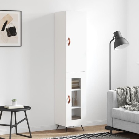 vidaXL Highboard Weiß 34,5x34x180 cm Holzwerkstoff