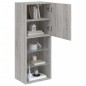 vidaXL TV-Schrank mit LED-Leuchten Grau Sonoma 40,5x30x102 cm vidaXL TV-Schrank mit LED-Leuchten Grau Sonoma 40,5x30x102 cm
