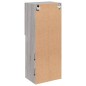 vidaXL TV-Schrank mit LED-Leuchten Grau Sonoma 40,5x30x102 cm vidaXL TV-Schrank mit LED-Leuchten Grau Sonoma 40,5x30x102 cm