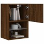 vidaXL TV-Schrank mit LED-Leuchten Braun Eichen-Optik 40,5x30x60 cm vidaXL TV-Schrank mit LED-Leuchten Braun Eichen-Optik 40,5x30x60 cm