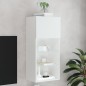 vidaXL TV-Schrank mit LED-Leuchten Weiß 40,5x30x90 cm vidaXL TV-Schrank mit LED-Leuchten Weiß 40,5x30x90 cm