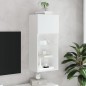 vidaXL TV-Schrank mit LED-Leuchten Weiß 40,5x30x90 cm vidaXL TV-Schrank mit LED-Leuchten Weiß 40,5x30x90 cm