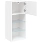 vidaXL TV-Schrank mit LED-Leuchten Weiß 40,5x30x90 cm vidaXL TV-Schrank mit LED-Leuchten Weiß 40,5x30x90 cm