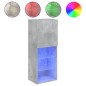 vidaXL TV-Schrank mit LED-Leuchten Betongrau 40,5x30x102 cm vidaXL TV-Schrank mit LED-Leuchten Betongrau 40,5x30x102 cm