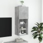 vidaXL TV-Schrank mit LED-Leuchten Betongrau 40,5x30x102 cm vidaXL TV-Schrank mit LED-Leuchten Betongrau 40,5x30x102 cm
