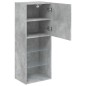 vidaXL TV-Schrank mit LED-Leuchten Betongrau 40,5x30x102 cm vidaXL TV-Schrank mit LED-Leuchten Betongrau 40,5x30x102 cm
