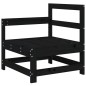 vidaXL 5-tlg. Garten-Lounge-Set Schwarz Massivholz Kiefer vidaXL 5-tlg. Garten-Lounge-Set Schwarz Massivholz Kiefer