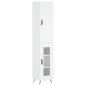 vidaXL Highboard Weiß 34,5x34x180 cm Holzwerkstoff vidaXL Highboard Weiß 34,5x34x180 cm Holzwerkstoff