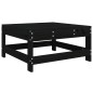 vidaXL 7-tlg. Garten-Lounge-Set Schwarz Massivholz Kiefer vidaXL 7-tlg. Garten-Lounge-Set Schwarz Massivholz Kiefer