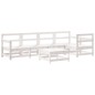 vidaXL 6-tlg. Garten-Lounge-Set Weiß Massivholz Kiefer vidaXL 6-tlg. Garten-Lounge-Set Weiß Massivholz Kiefer