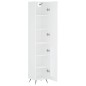 vidaXL Highboard Weiß 34,5x34x180 cm Holzwerkstoff vidaXL Highboard Weiß 34,5x34x180 cm Holzwerkstoff