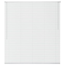vidaXL Fensterjalousien Aluminium 120x220 cm Weiß