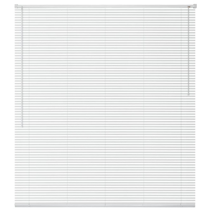 vidaXL Fensterjalousien Aluminium 120x220 cm Weiß vidaXL Fensterjalousien Aluminium 120x220 cm Weiß