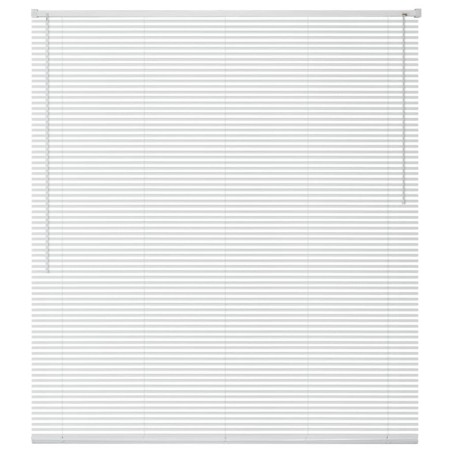 vidaXL Fensterjalousien Aluminium 120x220 cm Weiß