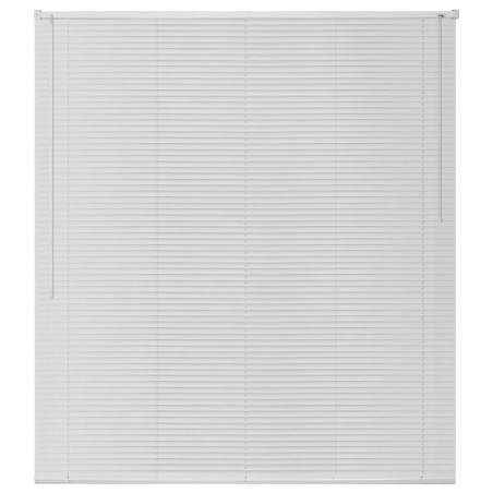 vidaXL Fensterjalousien Aluminium 120x220 cm Weiß