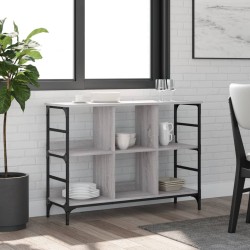 vidaXL Sideboard Grau Sonoma 102x32x73,5 cm Holzwerkstoff