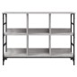 vidaXL Sideboard Grau Sonoma 102x32x73,5 cm Holzwerkstoff vidaXL Sideboard Grau Sonoma 102x32x73,5 cm Holzwerkstoff