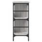vidaXL Sideboard Grau Sonoma 102x32x73,5 cm Holzwerkstoff vidaXL Sideboard Grau Sonoma 102x32x73,5 cm Holzwerkstoff