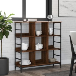 vidaXL Sideboard Braun Eichen-Optik 102x32x103,5 cm Holzwerkstoff