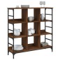 vidaXL Sideboard Braun Eichen-Optik 102x32x103,5 cm Holzwerkstoff vidaXL Sideboard Braun Eichen-Optik 102x32x103,5 cm Holzwerkstoff