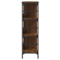 vidaXL Sideboard Braun Eichen-Optik 102x32x103,5 cm Holzwerkstoff vidaXL Sideboard Braun Eichen-Optik 102x32x103,5 cm Holzwerkstoff