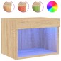 vidaXL Wand-Nachttische mit LED-Leuchten 2 Stk. Sonoma-Eiche vidaXL Wand-Nachttische mit LED-Leuchten 2 Stk. Sonoma-Eiche