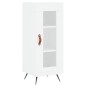 vidaXL Highboard Weiß 34,5x34x180 cm Holzwerkstoff vidaXL Highboard Weiß 34,5x34x180 cm Holzwerkstoff