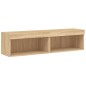 vidaXL TV-Schränke mit LED-Leuchten 2 Stk. Sonoma-Eiche 60x30x30 cm vidaXL TV-Schränke mit LED-Leuchten 2 Stk. Sonoma-Eiche 60x30x30 cm