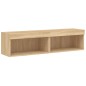 vidaXL TV-Schränke mit LED-Leuchten 2 Stk. Sonoma-Eiche 60x30x30 cm vidaXL TV-Schränke mit LED-Leuchten 2 Stk. Sonoma-Eiche 60x30x30 cm