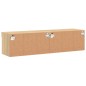 vidaXL TV-Schränke mit LED-Leuchten 2 Stk. Sonoma-Eiche 60x30x30 cm vidaXL TV-Schränke mit LED-Leuchten 2 Stk. Sonoma-Eiche 60x30x30 cm