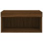vidaXL TV-Schrank mit LED-Leuchten Braun Eichen-Optik 60x30x30 cm vidaXL TV-Schrank mit LED-Leuchten Braun Eichen-Optik 60x30x30 cm