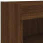 vidaXL TV-Schrank mit LED-Leuchten Braun Eichen-Optik 60x30x30 cm vidaXL TV-Schrank mit LED-Leuchten Braun Eichen-Optik 60x30x30 cm