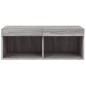 vidaXL TV-Schrank mit LED-Leuchten Grau Sonoma 80x30x30 cm vidaXL TV-Schrank mit LED-Leuchten Grau Sonoma 80x30x30 cm