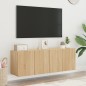 vidaXL TV-Wandschränke 2 Stk. Sonoma-Eiche 60x30x41 cm vidaXL TV-Wandschränke 2 Stk. Sonoma-Eiche 60x30x41 cm