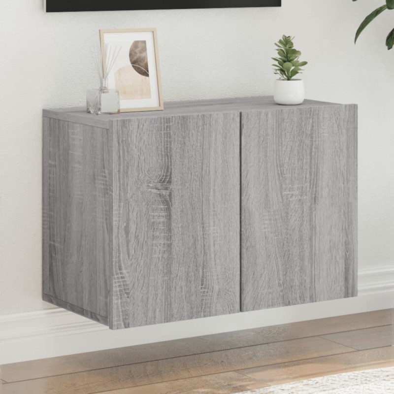 vidaXL TV-Wandschrank Grau Sonoma 60x30x41 cm vidaXL TV-Wandschrank Grau Sonoma 60x30x41 cm
