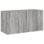 vidaXL TV-Wandschrank Grau Sonoma 80x30x41 cm vidaXL TV-Wandschrank Grau Sonoma 80x30x41 cm