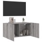 vidaXL TV-Wandschrank Grau Sonoma 80x30x41 cm vidaXL TV-Wandschrank Grau Sonoma 80x30x41 cm